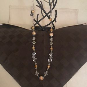 MULTI COLORED BEADED NECKLACE